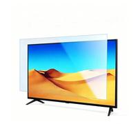 Four-Side Full Adhesive TV Screen Protector 32-50 Inch PET TV Screen Protector with Blue Light Blocking Anti-Scratch Anti-Glare Easy Installation Durable & Easy to Clean(40 inch narrow side: 886×498)