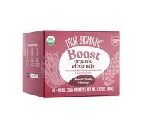 Four Sigmatic Cordyceps Mushroom Elixir | Coffee Alternative with Organic Cordyceps Mushroom Powder, Rose Hips & Schisandra | Support Energy & Athletic Performance, Keto | Pack of 20