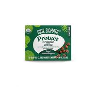 Four Sigma Foods Four Sigmatic, Organic Instant Coffee Mix with Chaga and Cordyceps Mushrooms, 0.09 Ounce, 10 Pack (Packaging May Vary)
