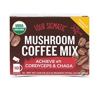 Four Sigmatic FSF Mushroom Coffee with Cordyceps and Chaga Sachets, 30 g