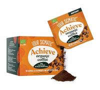 Four Sigmatic Organic Mushroom Coffee | Arabica Instant Coffee Singles with Lion's Mane, Chaga and Rhodiola | Mushroom Coffee Instant Mix for Better Focus and Immune Support | 10 Packets