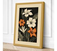 Four Specimens Botanical Canvas Wall Art Print 24x16 Inch (61 x 41 cm)