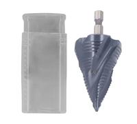 Four Spiral Flute Cobalt Step Drill Bit, 0 2 5in Hex Shank Step Bit, 4 Spiral Flutes, 1/4 to 1-3/8in, Steps Drill Bits for Metal Wood, for Stainless Steel, Metal, Aluminum