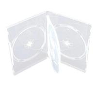 Four Square Media 1 X CD DVD 14mm Clear DVD 4 Way Case for 4 Disc - Pack of 1
