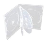Four Square Media 1 X CD DVD 14mm Clear DVD 6 Way Case for 6 Disc - Pack of 1