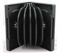 Four Square Media 1 X CD DVD/BLU RAY 39mm Black DVD 12 Way Case for 12 Disc - Pack of 1