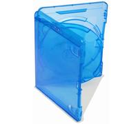 Four Square Media 1 X Genuine Amaray Triple Blu Ray Case with Double Tray 14mm Spine - Pack of 1
