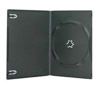 Four Square Media 10 X Single Slimline DVD Black Case 7mm Spine - Pack of 10