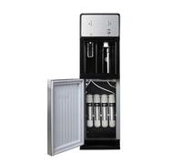 Four-stage Filtration Water Cooler-Freestanding Mains Fed Unit Loading Water Dispenser,Hot And Cold/Ice Water Cooler Dispenser,mains Plug Socket Required For Home And Small Business Use