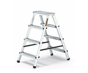 FOUR-STEP ALUMINUM DOUBLE-SIDED HOUSEHOLD LADDER 125 KG