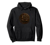 Four Stoic Virtues Medallion Wisdom Courage Stoic Pullover Hoodie