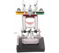 Four-Stroke Single-Cylinder Gasoline Engine Model, Internal Combustion Demonstrator With Flywheel, Timing Gear & Flashing Light, Physics Heat Instrument