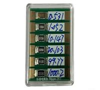 Four Terminal Resistance Calibration Board with Six Resistance Values for For precise Multimeter Testing and Flexible Use in Laboratory and Field Settings (Calibrated)