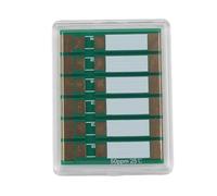 Four-Terminal Standard Resistor Calibration Board, 0.5-1000mΩ Precision Ohmmeter Testing Tool for Lab and Field Use, Green ABS Case with Six Resistance Values