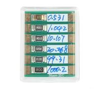 Four-terminal Standard Resistor Calibration Board For Precise Multimeter Testing With Six Resistance Values From 0.5 To 1000 Mohm For Ideal For Laboratory And Field Use Green Abs Case(Calibrated)