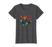 Four The Win: Playful Birthday for 4 Year Old Kids T-Shirt, Women, Dark Heather Grey, XS
