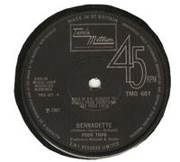 Four Tops - BERNADETTE/I GOT A FEELING [TMG601] 1967 7" VINYL THE FOUR TOPS