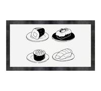 'Four Types of Sushi' Pet Feeding Mat (PM00026511)