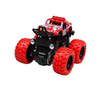 Four-Wheel Drive Off-Road Vehicle Simulation Model Toy Educational Engineering Car for Kids Learning and Development (Red, One Size)