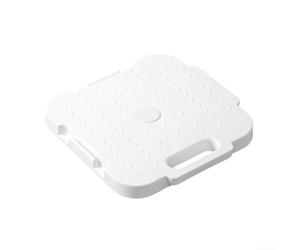 Four-Wheel Flatbed Truck for Kitchen Use with Smooth-Gliding Silent Casters and ABS Platform for Daily Appliance Handling (black)