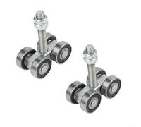 Four-Wheel Trolley Assembly for Structural Support Rails, Built with Galvanized High Carbon Steel, Supports Up to 400kg (2pcs)