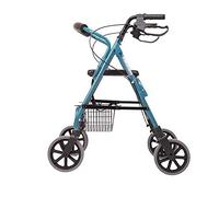 Four Wheel Walker Rollator,Folding Walker and Transport Chair,Hand Pushing Shopping Cart for Adult, Senior, Elderly & Handicap Thoughtful