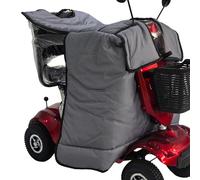 Four Wheeled Mobility Scooter Windproof Rain Cover，Leg Blanket Electric Scooter Shelter Universal for Winter Outdoor Riding Knee Protection(Grey)