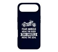 Four Wheels Move Body Two Wheels Move Soul Funny Case for iPhone Air