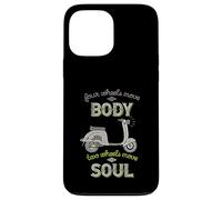 Four Wheels Move The Body Two Wheels Move Soul Scooter Rider Case for iPhone 13 Pro Max