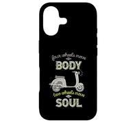 Four Wheels Move The Body Two Wheels Move Soul Scooter Rider Case for iPhone 17