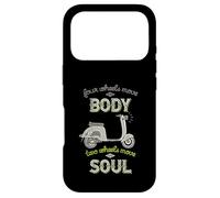 Four Wheels Move The Body Two Wheels Move Soul Scooter Rider Case for iPhone 17 Pro