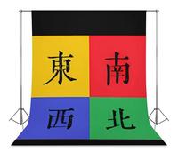 Four Winds Mahjong Photo Backdrop Polyethylene Studio Background for Photography Video Broadcast Photoshoot