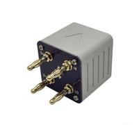 Four-Wire Short Circuit Standard Resistor for HIOKI 3451 3545 - Calibration Tool 0.1% Accuracy Check 42x42x62mm(100Ω 0.01%)