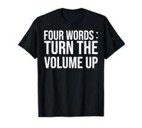 Four Words Turn The Volume up New York NY Victory 2025 T-Shirt