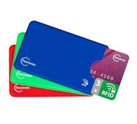 fouraces RFID Blocking Sleeves, 3 Pieces - Credit Card Protector - Card Blocker for Bank Card, Anti Fraud NFC Card Holder