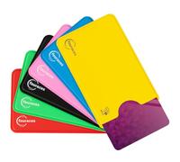 fouraces RFID Blocking Sleeves, 6 Pieces - Credit Card Protector - Card Blocker for Bank Card, Anti Fraud NFC Card Holder