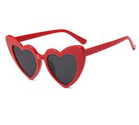 FOURCHEN Heart Shaped Sunglasses for Women,Vintage Cat Eye Mod Style Retro Kurt Cobain Glasses