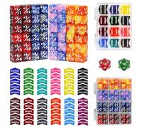 FourDragons 110 Pieces MTG Abilities Keyword Tokens 12mm Dice Counters Set with Box, MTG Life Counter Buff Tokens Dice for Magic The Gatering, Compatible with TCG CCG Magic Card Games Accessories