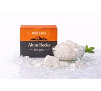 Fourfaith Potassium Alum Rock (Fitkari/Phitkari) 250g - 100% Natural Alum for Skincare & Odor Control, Pure Grade for Face and Body, Cruelty-Free