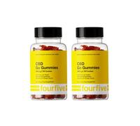 fourfive CBD Gummies - 300mg Strength for Sports Performance, Mental Wellbeing & Improved Sleep, Natural & Vegetarian Friendly (30 Count (Pack of 2))
