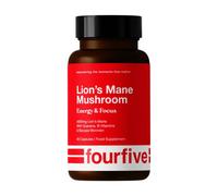 fourfive Lions Mane Mushroom Supplement (4000mg) Energy & Focus Blend, Support Brain Function, Focus & Energy - 60 Capsules