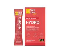 fourfive Hydration Sachets (Energy & Focus) - Red Berry, 7 Sachets | Hydro Electrolytes Powder with Natural Caffeine & Lion's Mane, Boost Daily Stamina