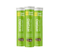 fourfive Hydration Tablets (Lemon&Lime) Low Calorie Vitamin Electrolytes, Vegan, Magnesium & Calcium, Sports Hydration - 3x20 Effervescent Tablets