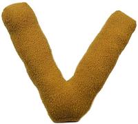 Fouriding Plush Letter Pillows English Alphabet Cute Throw Pillows Room Couch Decorative Cushion for Kids Room Sofa Bed Floor Car Decorative (V)