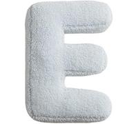 Fouriding Plush Letter Pillows English Alphabet Cute Throw Pillows Room Couch Decorative Cushion for Kids Room Sofa Bed Floor Car Decorative (E)