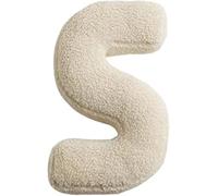 Fouriding Plush Letter Pillows English Alphabet Cute Throw Pillows Room Couch Decorative Cushion for Kids Room Sofa Bed Floor Car Decorative (S)