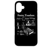 Fourier Transform Signal Science Math Teacher Nerdy Gift Case for iPhone 16 Plus