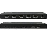 FOURKAY 1x4 HDMI Splitter 4K60 EDID HDR Dolby Atmos HDMI 2.0 HDCP 2.2