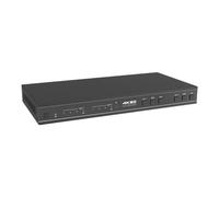 FOURKAY 4x2 4K Seamless Switching HDMI Matrix Switch with Independently Configurable MultiViewer Outputs, Downscaling and Audio Extraction
