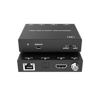 FOURKAY eARC over CAT6 Extender 100m Audio Extraction PoC Dolby Atmos CEC | Return Audio from TV eARC or Optical S/PDIF Port. CEC Pass Through. Power over CAT6. Supports Dolby Atmos, EXEARC-H100